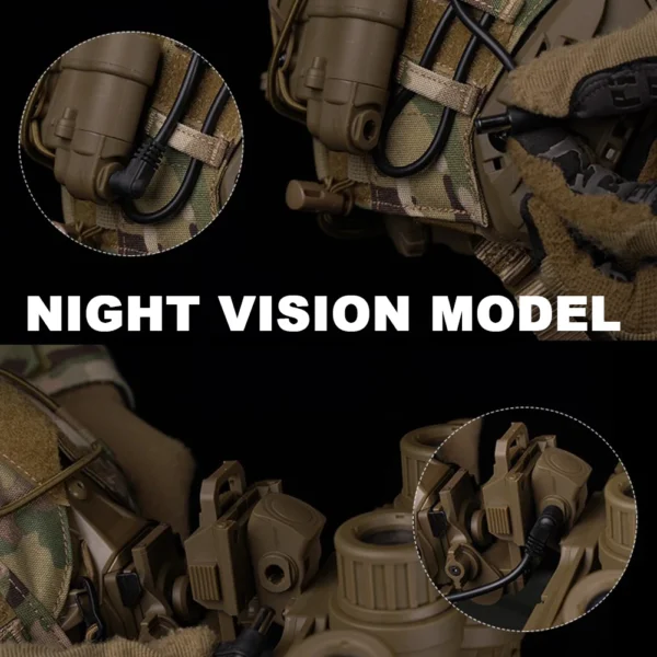 GPNVG 18 Night Vision Goggle No Function Tactical Helmet Binocular Model Airsoft Hunting Tactical Binoculars for Fans Collection - Image 5