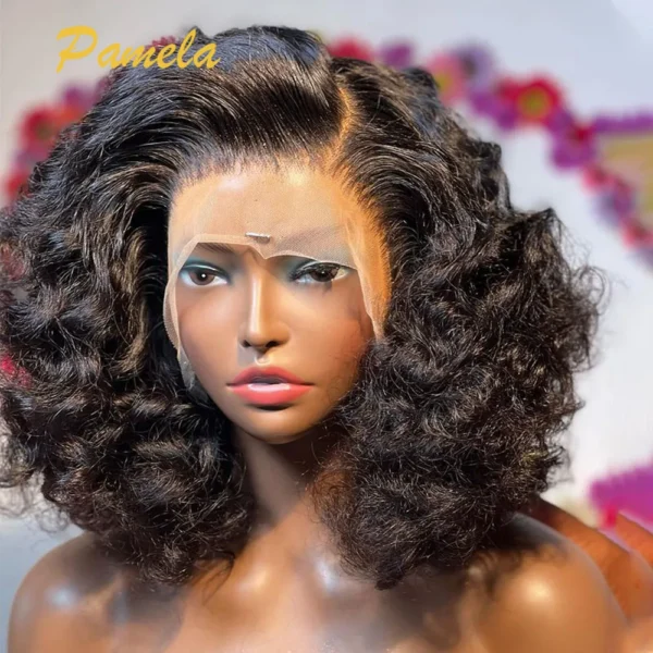 Super Double Drawn Glueless Wig 100% Human Hair Ready To Go 30inch Loose Deep 250% High Density 13x4 Transparent Lace Front Wigs - Image 10
