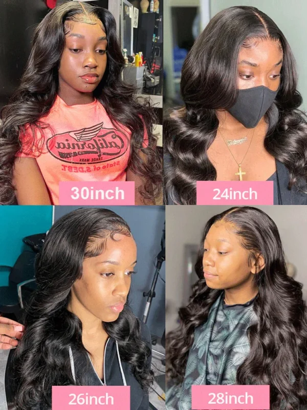 Wear Go Body Wave 5x5 6x4 Pre Cut Lace Closure Wig 13X4 13X6 Lace Front Wig Human Hair Brazilian 100% Human Hair Wigs - Image 12