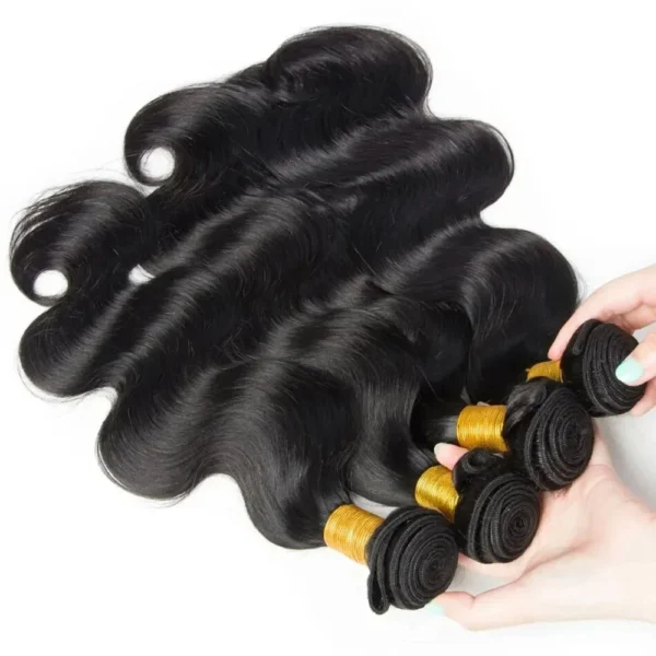 Mossily 3 4 5 Bundles 40 Inches 100% Raw Human Hair Body Wave Brazilian Remy Human Hair Bundle Extension Double Drawn Weavy - Image 8
