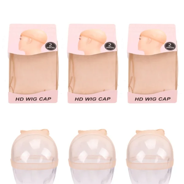 7pcs Wig Installation Kit Set Hd Wig Caps Lace Wig Glue And Remover Melt Band For Lace Frontal Wax Stick With Edge Brush - Image 2