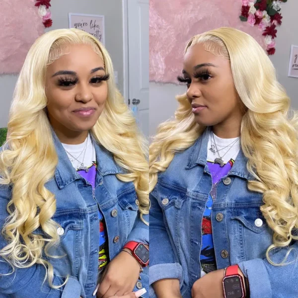 Blonde Body Wave Lace Front Wig HD Transparent Lace 13x4 13x6 Human Hair Wig 613 Pre Plucked Full Frontal Wigs For Black Women - Image 24