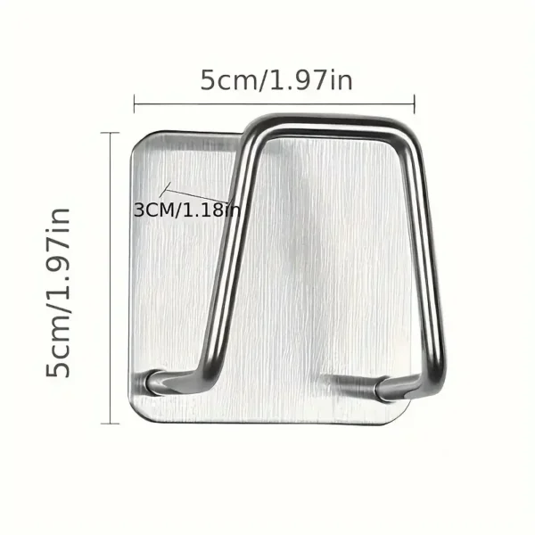 4Pcs Kitchen Storage Rack, Punching-free Wall Under Cabinet Cutting Board , Multi-functional , Accessories - Image 2