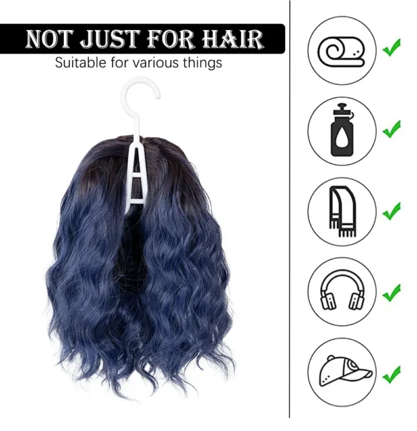 5pcs/set Wig Storage Bag Good Quality Anti Dust Hair Extensions Bag with Holder for Store Wigs Hair Extensions Ponytails 60 80cm - Image 23