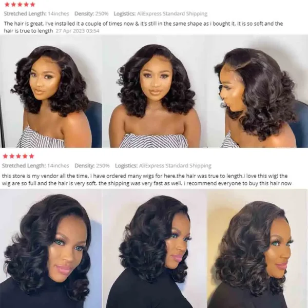 Super Double Drawn Glueless Wig 100% Human Hair Ready To Go 30inch Loose Deep 250% High Density 13x4 Transparent Lace Front Wigs - Image 5
