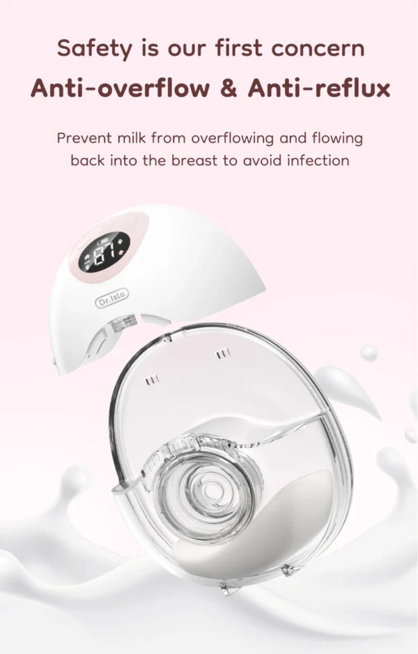Dr.isla New 2PCS Wearable Electric Breast Pump 4 Modes 36 Suction Levels Silent Leak-Proof Hands Free Breast Pumps Breastfeeding - Image 18