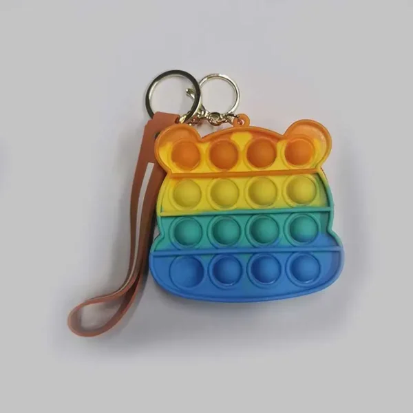 37 styles Fidget Toys Silicone Push Bubble Crossbody Bag Sensory Reliver Autism Adults Kids Handbag Squeeze Toys for Kids gifts - Image 9