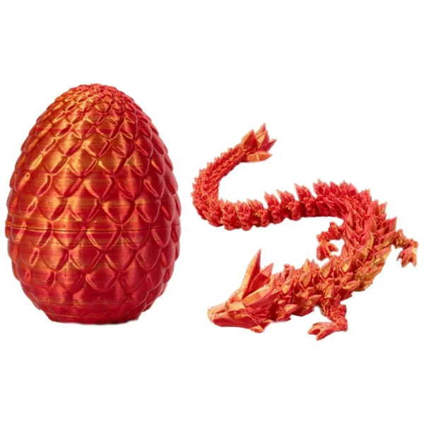 3D Printed Dragon in Egg 3D Printed Crystal Dragon Crystal Dragon Fidget Collectible Figurines for Home Office Car Desk Decor - Image 16