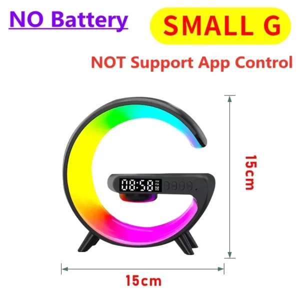 Multifunction 4 In 1 Wireless Charger Pad Stand Speaker RGB Night Light Fast Charging Station For iPhone Samsung Xiaomi Huawei - Image 7