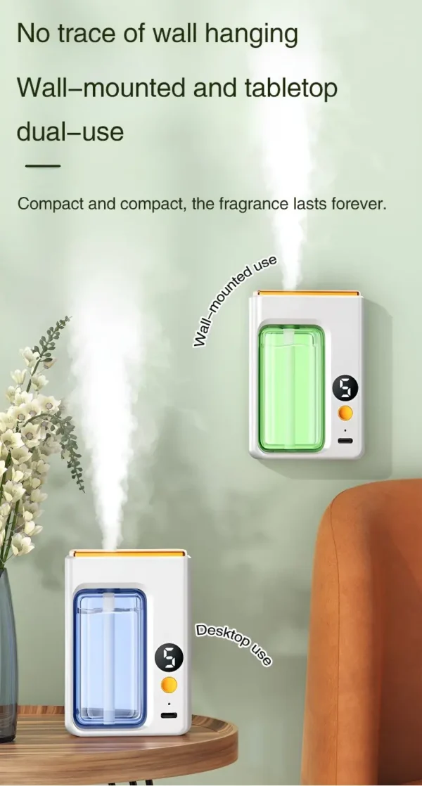 50ML Automatic Home Fragrance Machine Essential Oil Diffuser Nebulizer Perfume Scent Machine for Kitchen and toilet deodorizatio - Image 17