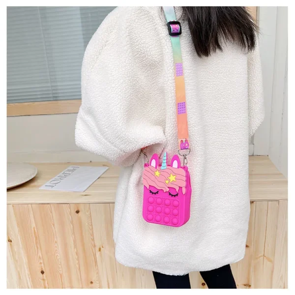 37 styles Fidget Toys Silicone Push Bubble Crossbody Bag Sensory Reliver Autism Adults Kids Handbag Squeeze Toys for Kids gifts - Image 46