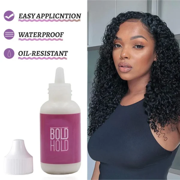 Lace Front Wig Glue Bold Hold Waterproof Hair Replacement Adhesive Invisible Lace Glue Strong Hold Wig Adhesive For Toupee 2Pcs - Image 5