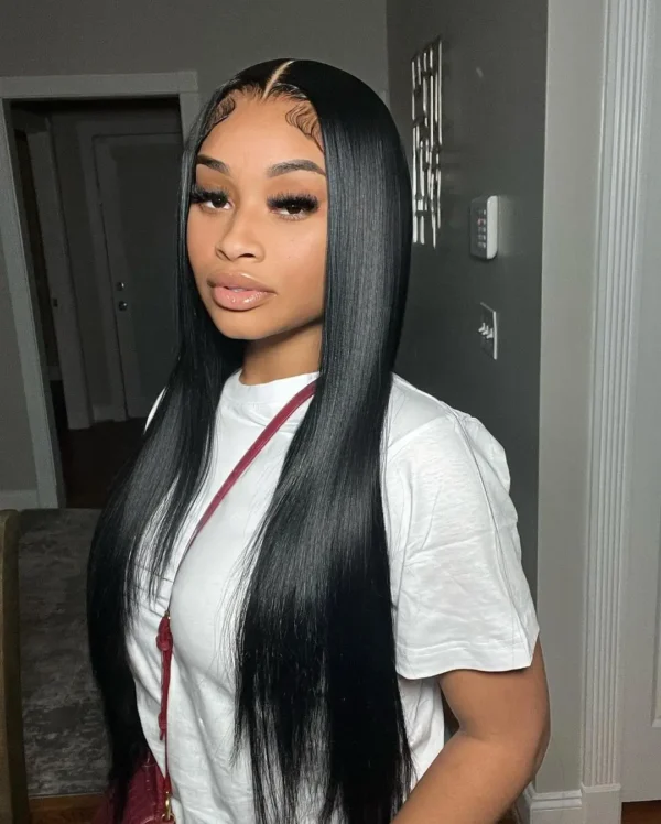 300% High Density 40 46 Inch Bone Straight 13x6 HD Lace Front Wigs Human Hair Brazilian 13x4 360 Full Lace Frontal Wig Pre Pluck - Image 19