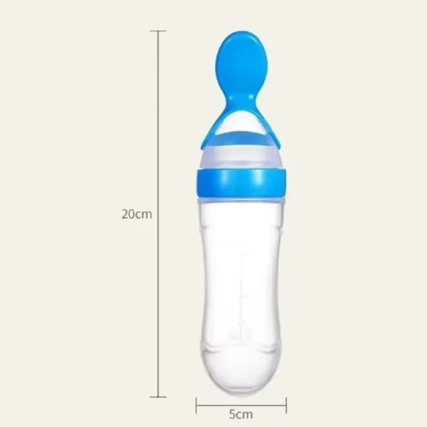 Squeezing Feeding Bottle Silicone Newborn Baby Training Rice Cereal Food Spoon Supplement Feeder Safe Useful Tableware For Kids - Image 5