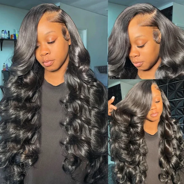 HD Transparent 13x4 13x6 Body Wave Lace Front Wig Pre Plucked 360 Lace Frontal Wig Human Hair Wigs For Women 5x5 Closure Wig - Image 13