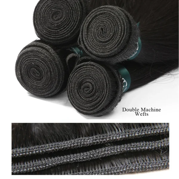 Body Wave Bundles 100% Human Hair Extensions Brazilian Remy 30 Inch Water Wavy Raw Hair Bundles Virgin Double Weft Hair Weaving - Image 9