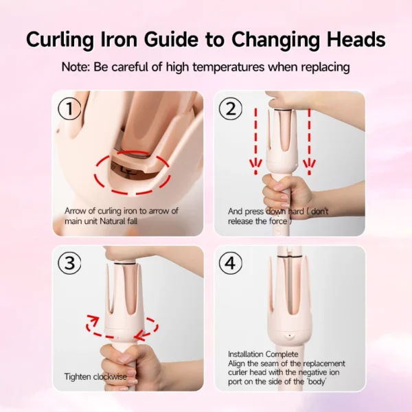 Automatic Hair Curler 32mm Auto Rotating Ceramic Hair Roller Professional Curling Iron Stick 40mm Curling Wand Hair Waver gift - Image 6
