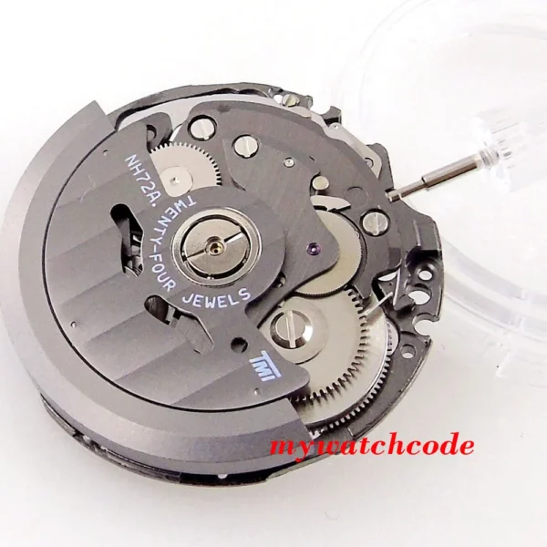 NH72A Mechanical Watch Movement Stem Skeleton Face 21600bph NH70A SKX Watch Parts Accessories Mechanism - Image 19