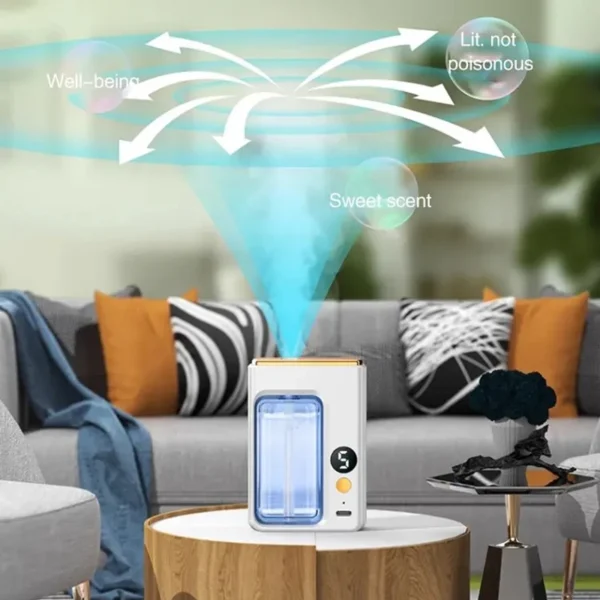 Xiaomi Automatic Diffuser Aromatherapy Car Perfume with Display Essential Oil Humidifier Bathroom Deodorization Air Freshener - Image 5