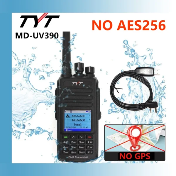 TYT NEW AES256 Encryption MD-UV380/390  Digital Walkie Talkie VHF UHF Dual Band Waterproof Radio GPS Ham Radio DMR Walkie Talkie - Image 14