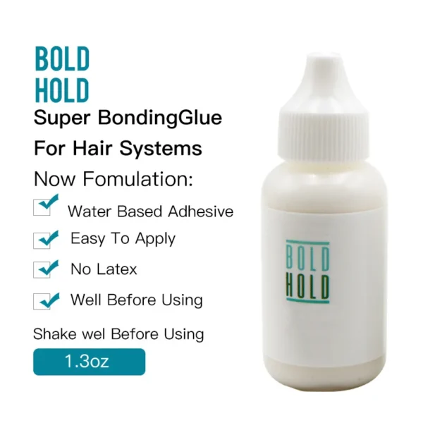 Lace Front Wig Glue Bold Hold Waterproof Hair Replacement Adhesive Invisible Lace Glue Strong Hold Wig Adhesive For Toupee 2Pcs - Image 4