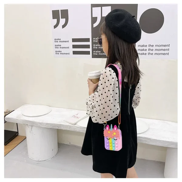 37 styles Fidget Toys Silicone Push Bubble Crossbody Bag Sensory Reliver Autism Adults Kids Handbag Squeeze Toys for Kids gifts - Image 44
