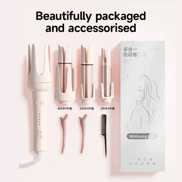 Automatic Hair Curler 32mm Auto Rotating Ceramic Hair Roller Professional Curling Iron Stick 40mm Curling Wand Hair Waver gift - Image 11