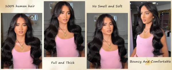 Body Wave Bundles 100% Human Hair Extensions Brazilian Remy 32Inch Water Wavy Raw Hair Bundles Virgin Double Weft Hair Weaving - Image 12