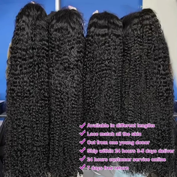 Wear Go 300% High Density Loose Deep Wave 40 50 Inch Full 13x6 13x4 HD Lace Frontal Human Hair Wig Glueless Preplucked Curly Wig - Image 16