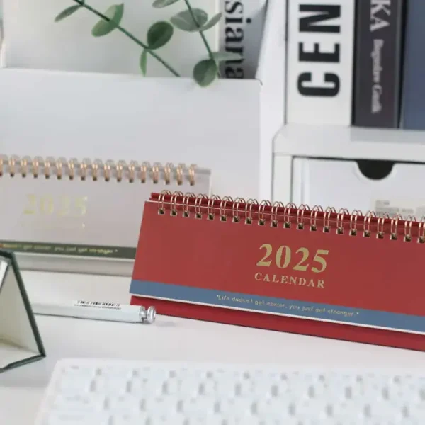 Desk Standing Calendar 2025 Desktop Small Monthly Planner Table Office Mini Tabletop Schedule Wall Daily Decorative - Image 10