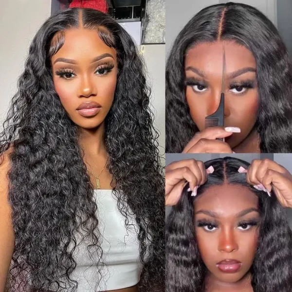 Loose Deep Wave Human Hair Wigs For Women Human Hair Glueless Wig Human Hair Ready To Wear Pre Plucked Brazilian Raw Human Hair - Image 4