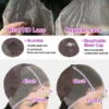 250 Density 13x6 Bone Straight Hd Lace Front Wig 40 46 50 Inch 13x4 Lace Frontal Human Hair Wigs For Women Brazilian Hair Wigs - Image 6