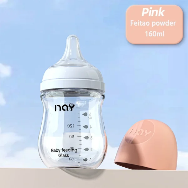 Dr.isla Glass Bottles Newborn Feeding Bottles 80ML/160ML Baby Bottle Anti-flatulence Milk Feeding Bottles Infant BPA free - Image 7