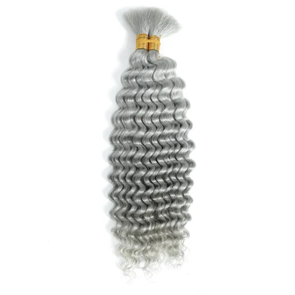 Human Braiding Hair Deep Wave Bulk Human Hair 100g No Weft Human Hair Bundles Micro Human Braiding Hair for Boho Braids - Image 11
