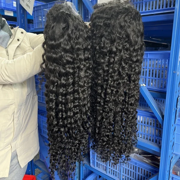 300% High Density Loose Deep Wave 40 46 50 Inch 13x6 13x4 HD Lace Frontal Human Hair Wig Brazilian 360 Full Curly Wigs For Women - Image 7
