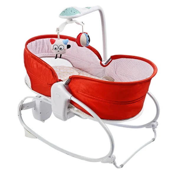 Newborn Automatic Rocking Chair Baby Rocking Bed Electric Sleeping Basket To Comfort Sleep Safe Dual-use Baby Coaxing Artifact - Image 3