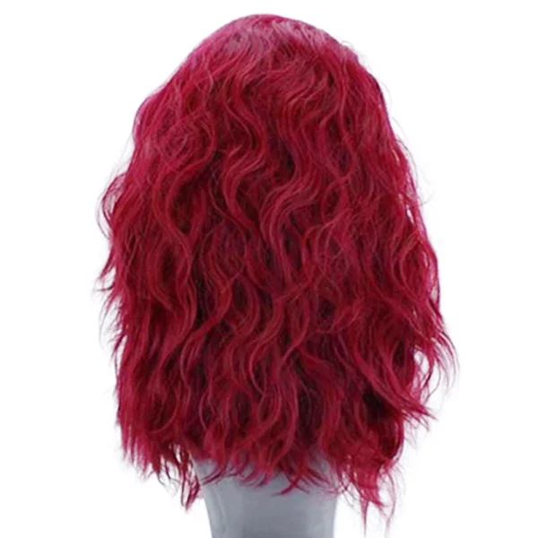 Light Blue Wig Synthetic Lace Front Wig Free Long Loose Curly Lace Wigs Glueless Synthetic Hair Wig Blue Cosplay Wig - Image 13