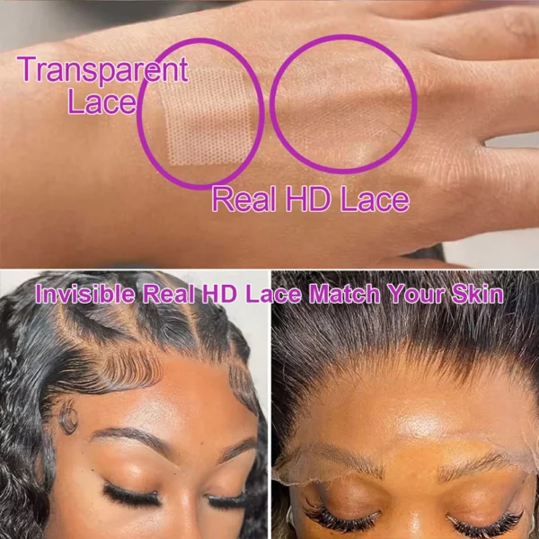 Wear Go 300% High Density Loose Deep Wave 40 50 Inch Full 13x6 13x4 HD Lace Frontal Human Hair Wig Glueless Preplucked Curly Wig - Image 13