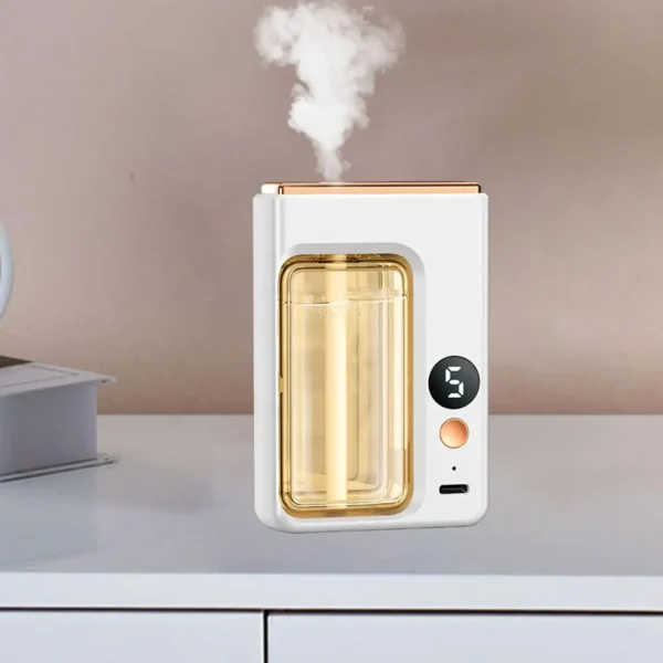 Automatic Diffuser Aromatherapy Car Perfume with Display Essential Oil Humidifier Bathroom Deodorization Air Freshener Jasmine - Image 8