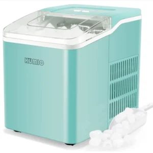 Countertop Ice Maker, 9 Bullet Ice Fast Making in 6-8 Mins, 26.5 lbs in 24 hrs, Self-Cleaning Ice Makers Countertop