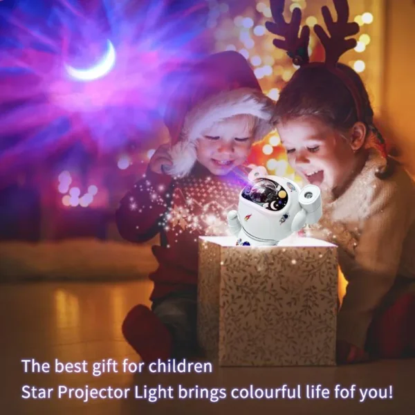 Astro Projector Astronaut Bluetooth Music Projector Astro Aurora Atmosphere Night Light - Image 9