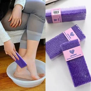 1pc Hard Dead Skin Portable PU Scrub Pumice Grinding Stone Foot Pumice Stones Exfoliating Scrubing Remover Foot Care Tool Purple