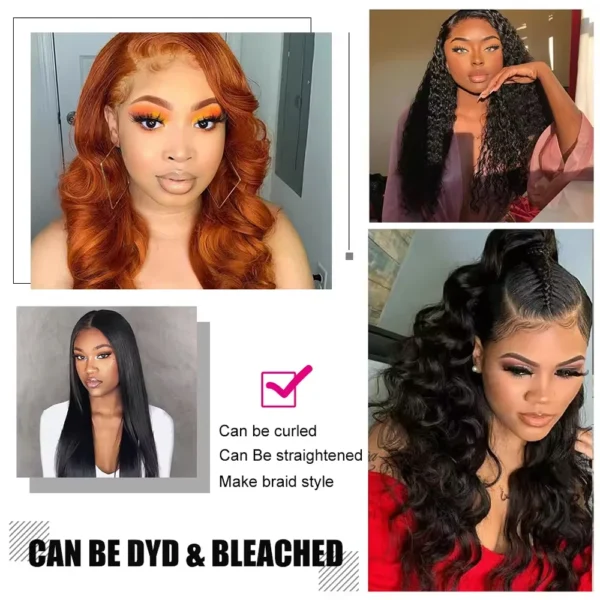 16A Body Wave Bundles Human Hair Brazilian Virgin 1/3/4/5 Pcs Weave Natural Black Color Hair Extensions 100% Human Hair Bundles - Image 4