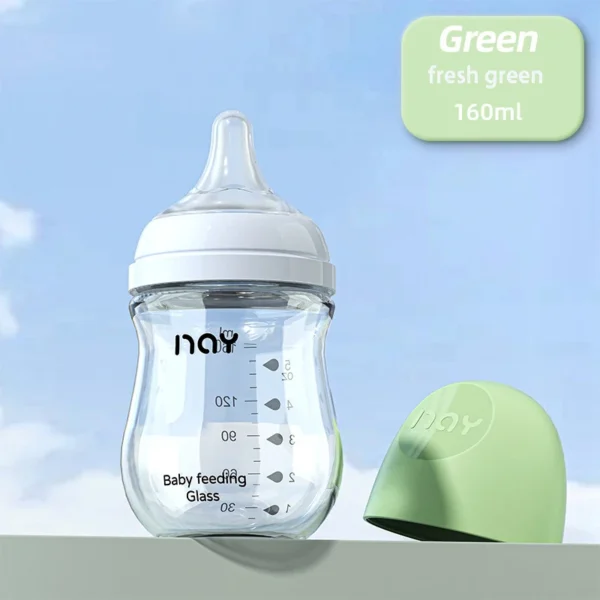 Dr.isla Glass Bottles Newborn Feeding Bottles 80ML/160ML Baby Bottle Anti-flatulence Milk Feeding Bottles Infant BPA free - Image 8