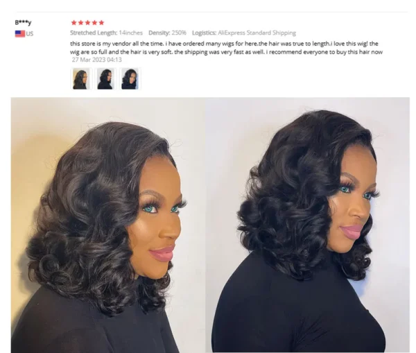 Super Double Drawn Glueless Wig 100% Human Hair Ready To Go 30inch Loose Deep 250% High Density 13x4 Transparent Lace Front Wigs - Image 14