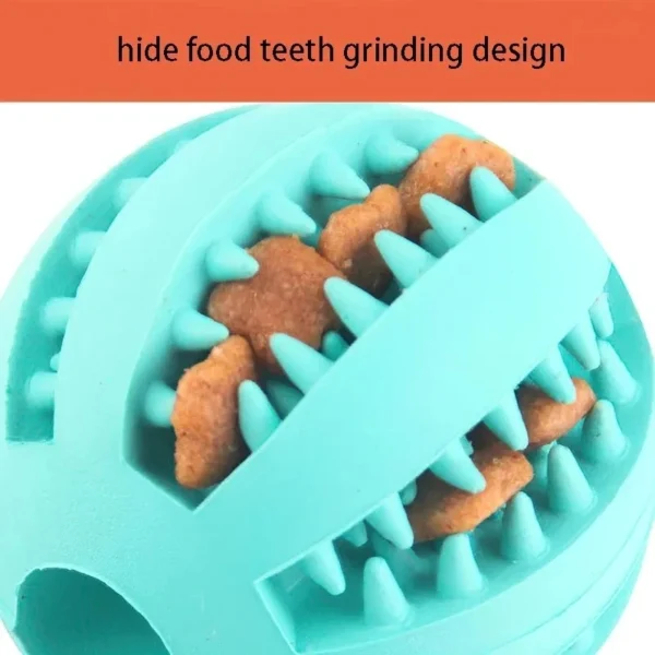 Natural Rubber Pet Dog Toys Dog Chew Toys Tooth Cleaning Treat Ball Extra-tough Interactive Elasticity Ball5cm for Pet Products - Image 6