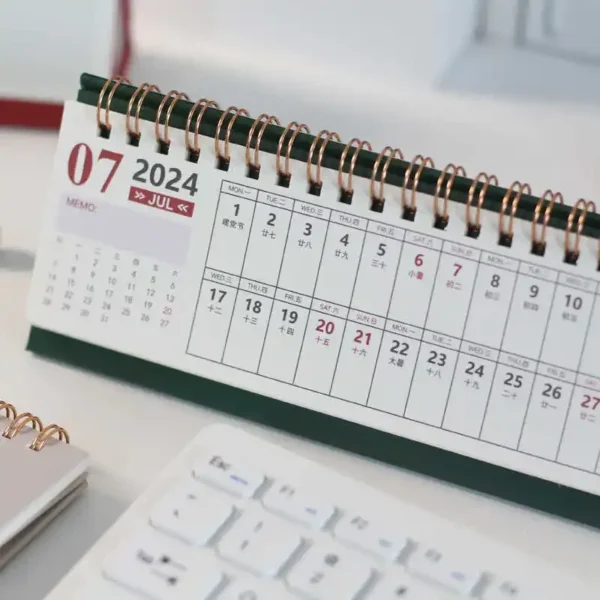 Desk Standing Calendar 2025 Desktop Small Monthly Planner Table Office Mini Tabletop Schedule Wall Daily Decorative - Image 3