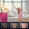 G Wireless Charger Stand Alarm Clock Bluetooth Speaker RGB Night Light Lamp Fast Charging Station Dock for iPhone Samsung Xiaomi - Image 17