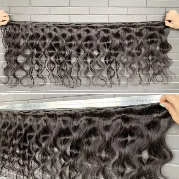 Body Wave Bundles 100% Human Hair Extensions Brazilian Remy 30 Inch Water Wavy Raw Hair Bundles Virgin Double Weft Hair Weaving - Image 16