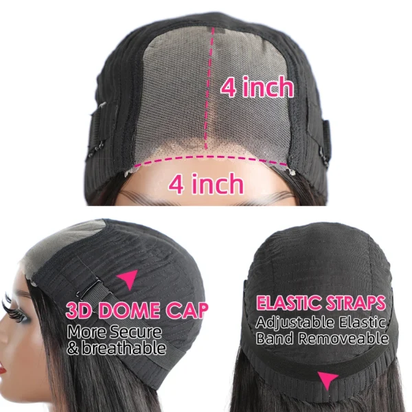 Wear And Go Bob Wigs For Women Human Hair 180% Straight Glueless Wig Ready To Go Human Hair Wigs Pre Cut Lace Air Wig Sale - Image 13